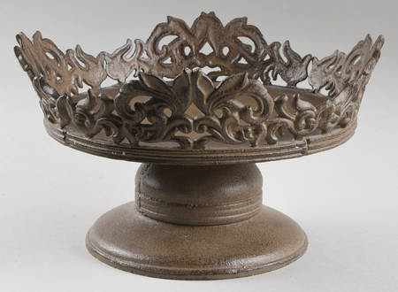 Corvella Taupe Metal Stand for 12" Salad Serving Bowl