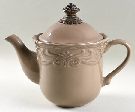 Corvella Taupe Teapot & Lid