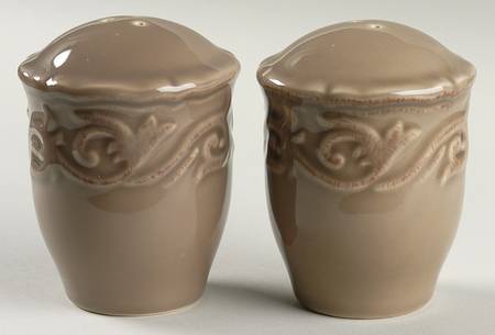 Corvella Taupe Salt & Pepper Set