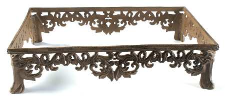 Corvella Taupe Metal Stand for 19" Rect Baker