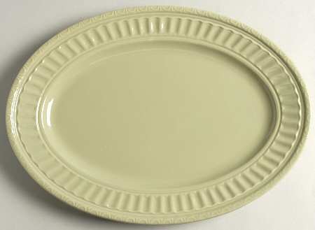Italiana Light Green 14" Oval Serving Platter by JCPenney