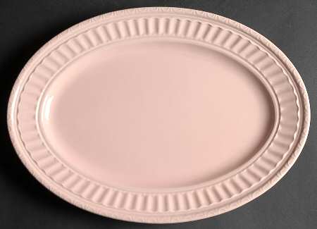 Italiana Pink 14" Oval Serving Platter