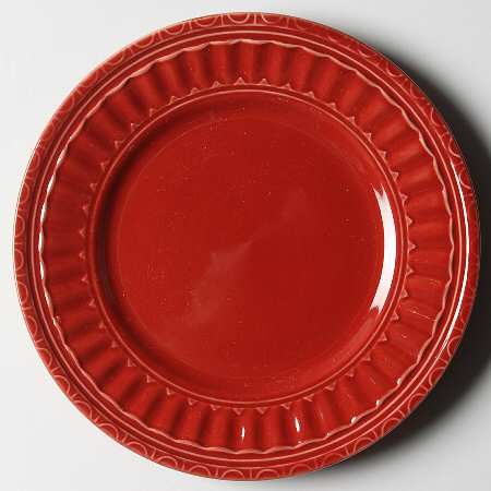 Italiana Red Bread & Butter Plate by JCPenney