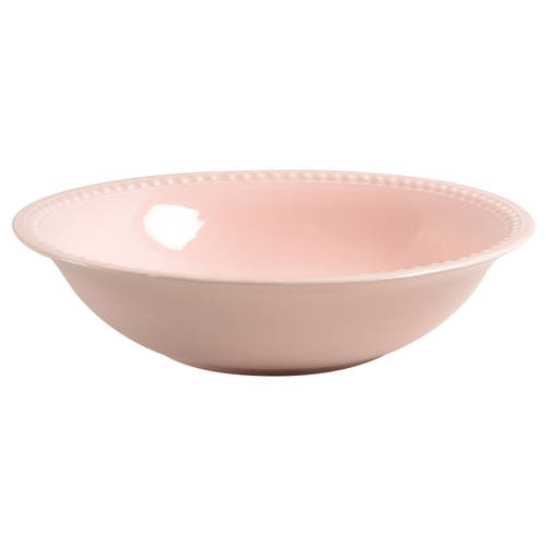 Pearl Pink 9" Round Vegetable Bowl
