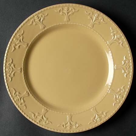 Athena Light Yellow Dinner Plate