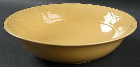 Athena Light Yellow 9" Round Vegetable Bowl