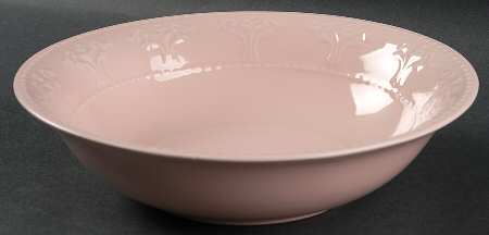 Athena Pink 9" Round Vegetable Bowl