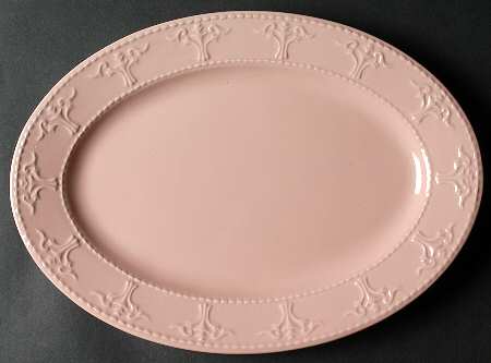 Athena Pink 14" Oval Serving Platter