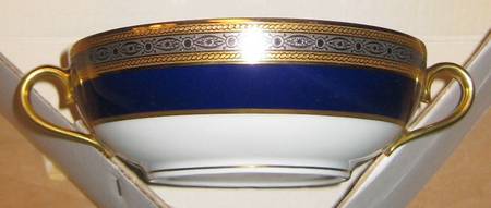 Nouans Flat Cream Soup Bowl & Saucer Set