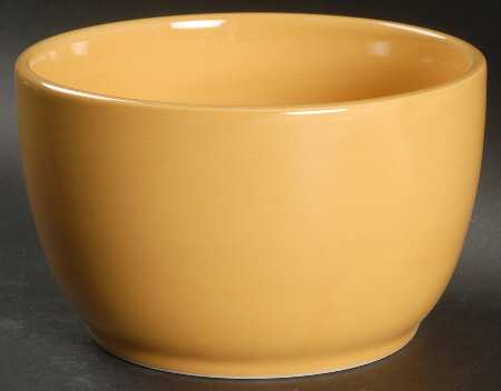 Amber Yellow Soup/Cereal Bowl