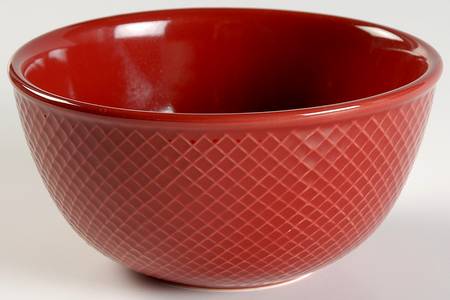 Diamond Red Soup/Cereal Bowl