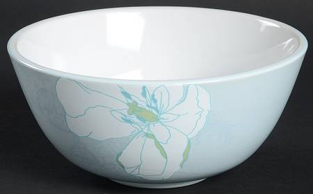 Abstract Floral Soup/Cereal Bowl