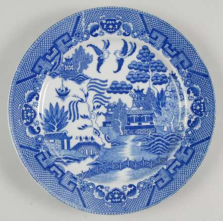Blue Willow (Occ Japan, Crown Bck) by Japan