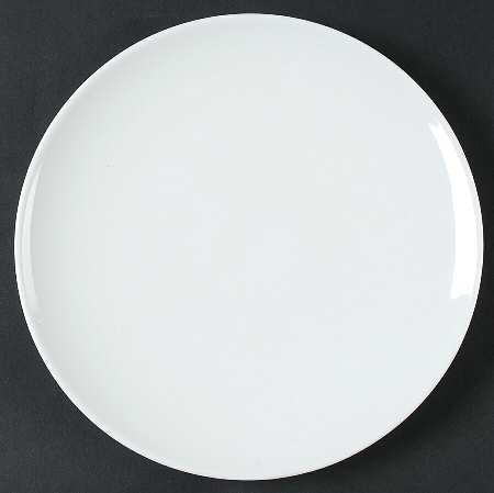 White Dinnerware Collection (Round, Coupe) Salad Plate