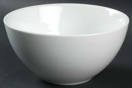 White Dinnerware Collection (Round, Coupe) Soup/Cereal Bowl