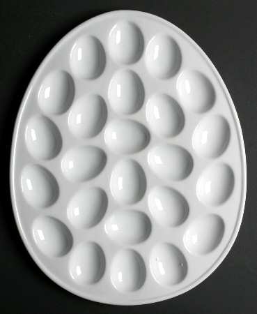 White Dinnerware Collection (Accessories) Deviled Egg Plate by JCPenney