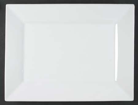 White Dinnerware Collection (Accessories) 16" Rectangular Serving Platter