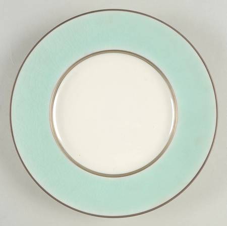Crackle Iced Up Blue Lagoon Salad/Dessert Plate