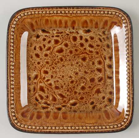 Artesia Tiger's Eye (Square) Square Salad Plate