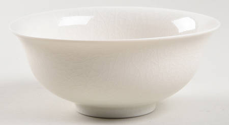 Crackle Ivory Soup/Cereal Bowl