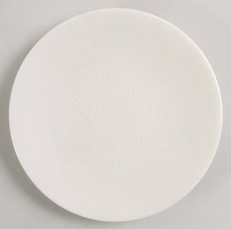 Crackle Ivory Bread & Butter Plate by Jaune de Chrome