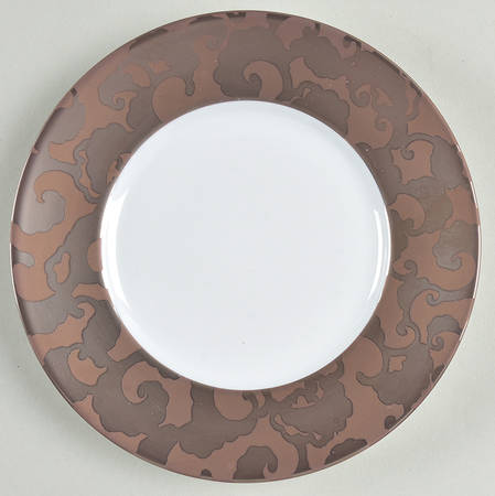 French Cancan Copper and Brown Bread & Butter Plate