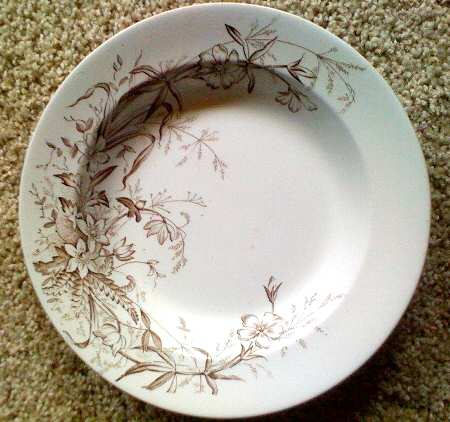 Mignon Brown, Not Embossed by Johnson Brothers