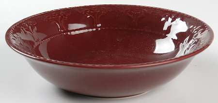 Athena Merlot 9" Round Vegetable Bowl