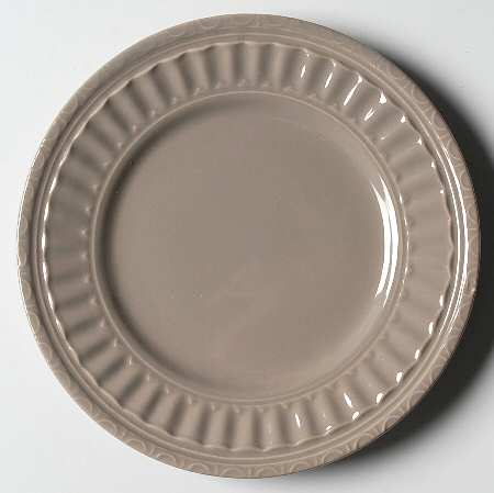 Italiana Taupe Bread & Butter Plate