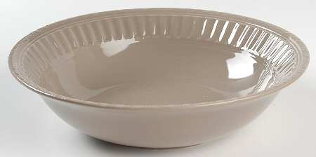 Italiana Taupe 9" Round Vegetable Bowl