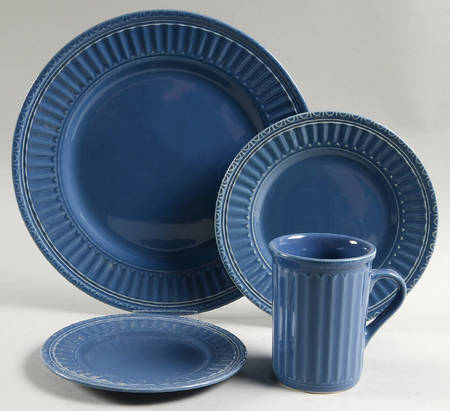 Italiana Normandy Blue 4 Piece Place Setting