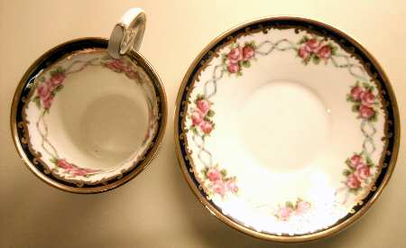 1904 Footed Cup & Saucer Set