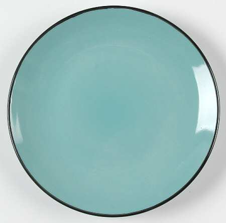 Piping Aqua Salad Plate