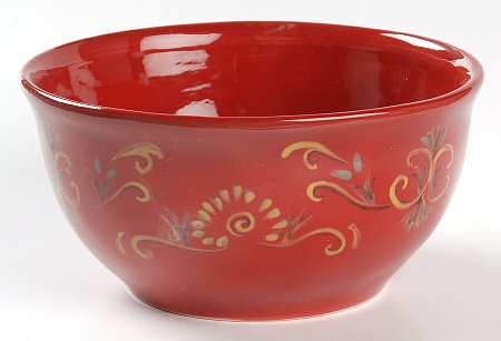 Belletto Red Soup/Cereal Bowl