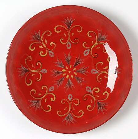 Belletto Red Salad Plate