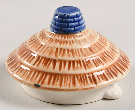 JAP722 (Round Cottage Shaped) Lid for Mini Teapot