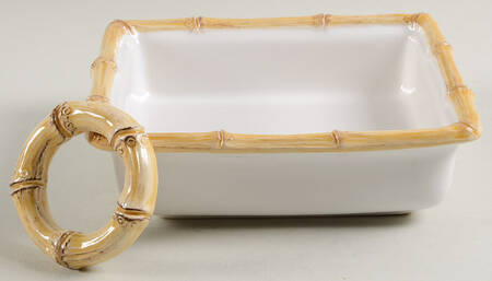 Classic Bamboo Napkin Holder W/Napkin Weight