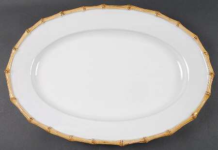Classic Bamboo 20" Oval Serving Platter