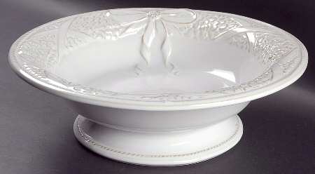 Boxwood and Bow 12" Round Vegetable Bowl