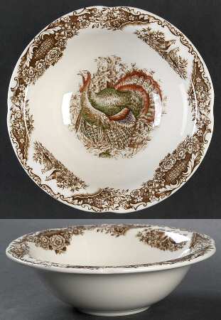 Woodland Turkey Coupe Cereal Bowl