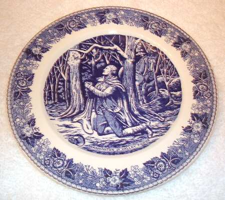 Washington at Valley Forge Dinner Plate