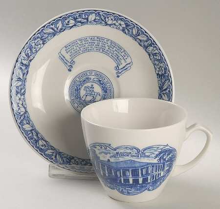 Beauvoir House Flat Cup & Saucer Set