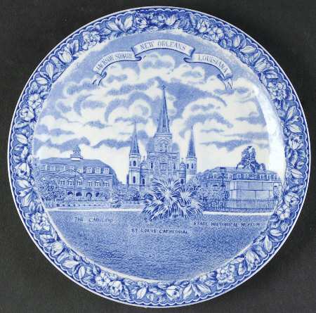 Jackson Square New Orleans (Blue) by Jonroth Studios