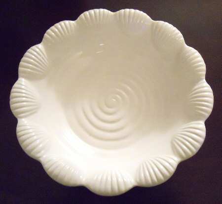 Embossed Seashell Collection 8" Round Vegetable Bowl