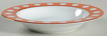Mod Dot Large Rim Soup Bowl