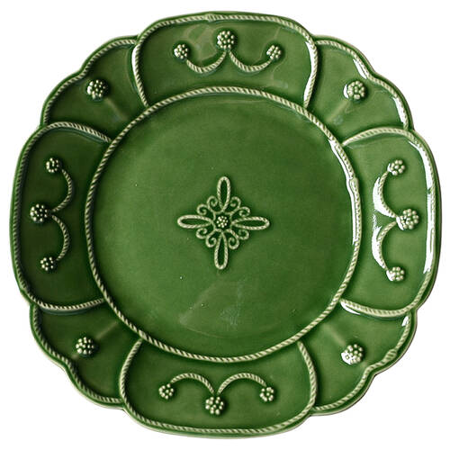 Jardins du Monde Garden Green Salad/Dessert Plate