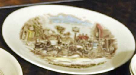 Coaching Scenes Coupe (Multicolor) by Johnson Brothers