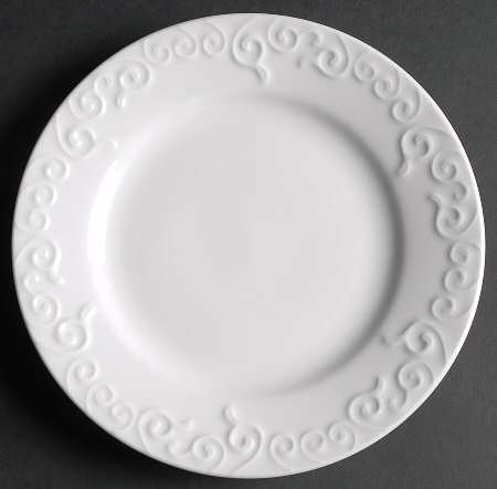 Scroll Salad Plate