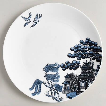 Willow Blue (Enlarged Details) Luncheon Plate