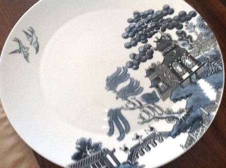 Willow Blue (Enlarged Details) Salad Plate